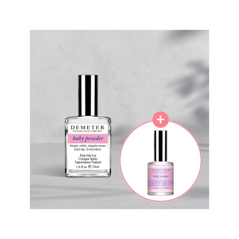 Demeter Baby Powder EDC 30ml+15ml/(gift wrapping available) / 데메테르 베이비파우더