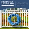 Heavy Duty Garden Hose Holder for Fence, Fits 2" Railings,