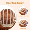 Women Roper Curly Orange Red Cosplay Halloween Wig with Jewelry
