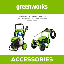 GreenWorks 5210902 15" Extension Included Surface Cleaner, Green