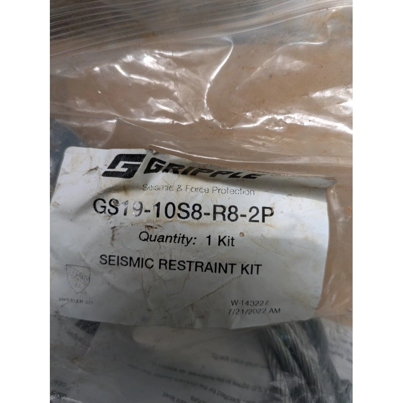 Gripple Seismic Restraint Kit GS19-10S8-R8-2