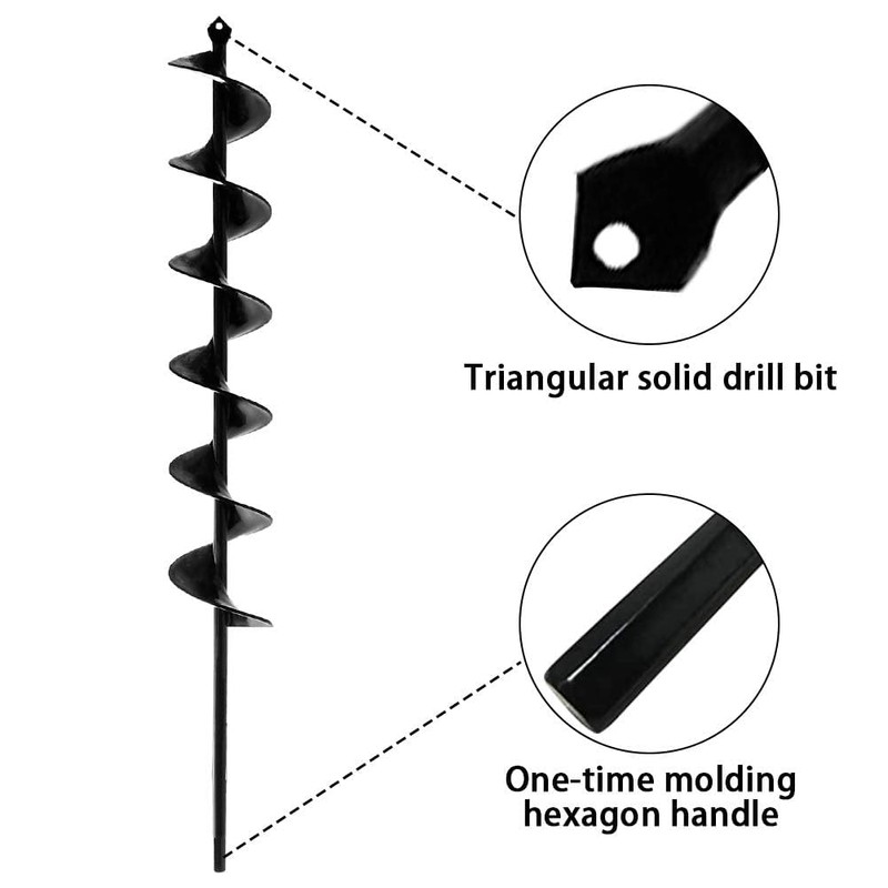SORANGEUN Auger Drill Bit for Planting - 3 x 24