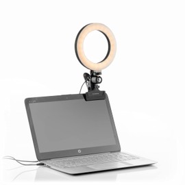 InnovaGoods® Selfie Ring Light with Clamp Mount Lumahoop, Illuminates Selfies and Videos, Improves Image Quality with 36 LEDs and 3 Lighting Modes, Ideal for Home, Work and Travel