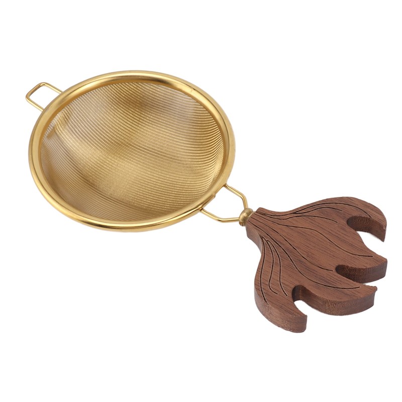 Tea Strainer with Handle Easy To Clean Large Capacity Stainless