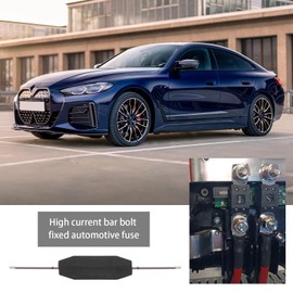 The Lord of the Tools 5Pcs Mega 50A High Current Car Fuses Bolt-on Design Copper Alloy Car Safety for Cars Trucks Construction Vehicles Agricultural Machinery Buses and Caravans