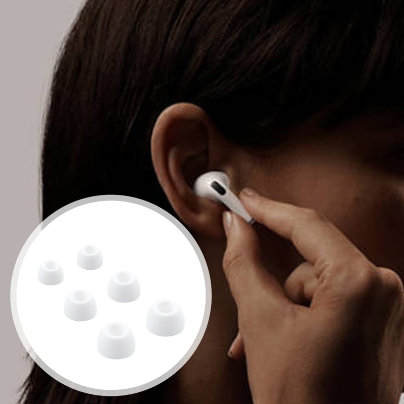 [3 Pairs] Adhiper airpods pro2 Eartips for Airpods Pro Eartips,