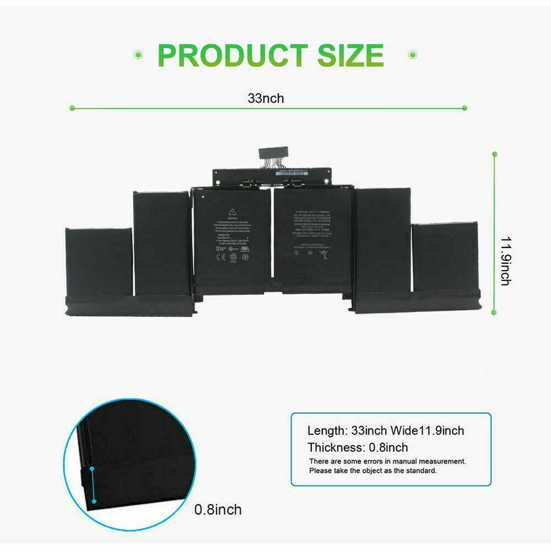 Ad-ele NEW Battery for MacBook Pro 15" inch Retina A1618