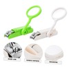 BIUDECO 2pcs Nail Cutter with Magnifying Glass Fingernail Clipper for
