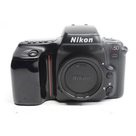 Nikon N50 / F50 35MM Film SLR Camera Body Only (Renewed), Black