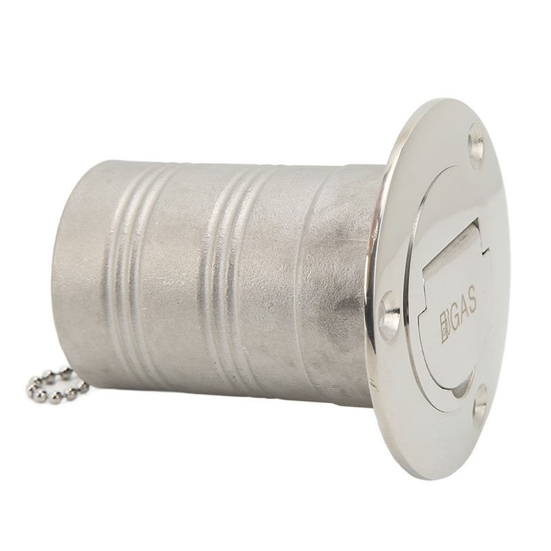Boat Filler Right Angle Clamshell 316 Stainless Steel Hardware for
