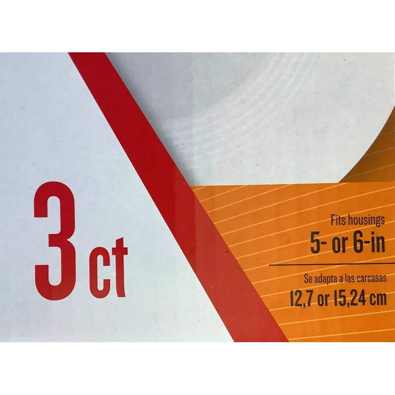 Utilitech 3 LED Utilitech 5" or 6" Rim 650 Lumens