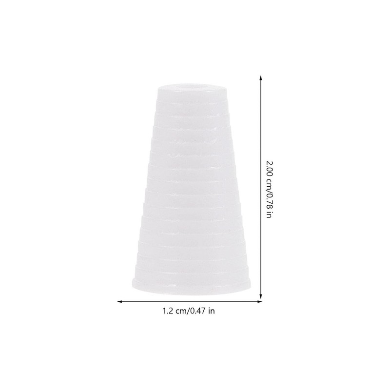 Artibetter Pull Cord Tassels White Window Blind Cord Buttons 15