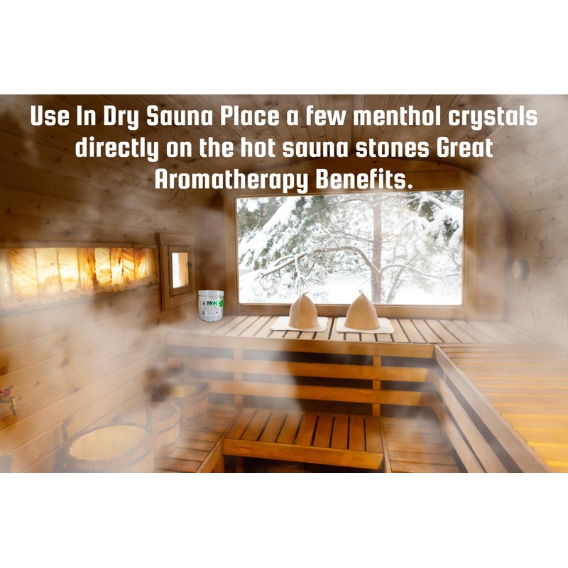 Mak Menthol Crystals 4 oz - Pure Organic 100% Natural