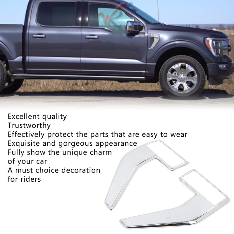 2Pcs Side Vent ABS Exquisite Exterior Body Stickers Strip Replacement