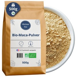 Organic Loose Maca Powder - For Fertility Mental Energy & Holistic Wellbeing - Superfood & Herbal Tea - Controlled Organic - 500g Bag (≈250 Cups)