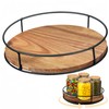 FeBohao Lazy Susan Turntable Spice Rack Organiser Rotating Display Stand