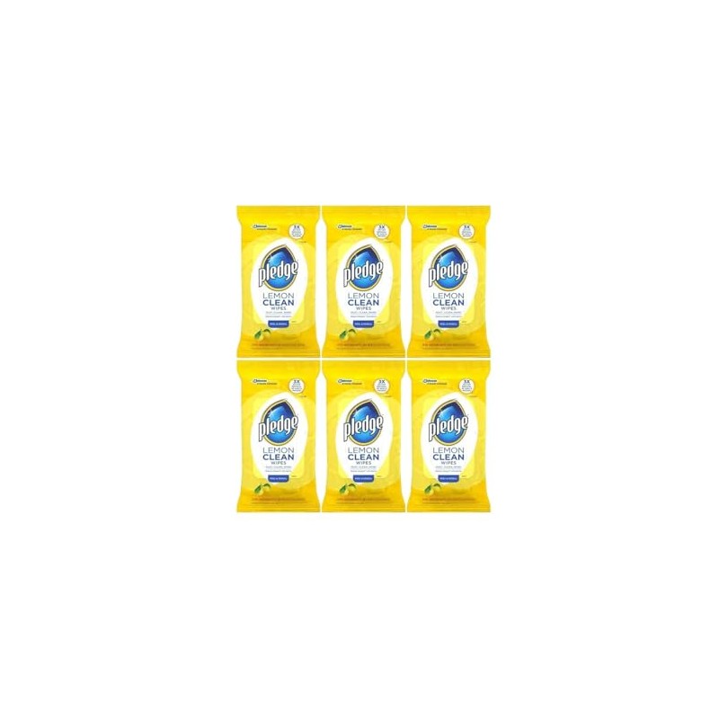Lemon Furniture Polish Wipes (Pack of 24)