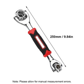 Begot 8 in 1 Socket Wrench, Multi-Function Hexagonal Wrench, Hardware Tools for Electrician Maintenance/Home Maintenance/Pipeline Maintenance/Automotive Maintenance (12-19mm / 0.47-0.75in)