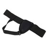 Inguinal Hernia Belt Adjustable Black PVC Gel Bag Soft Foam
