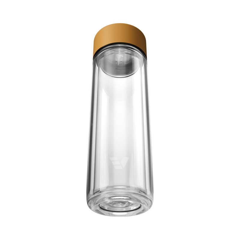 EVER VESSEL Glass Multi Tea Infuser Bottle 14oz - Double