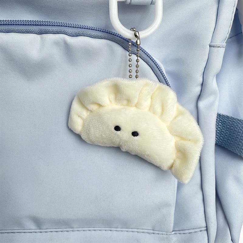 88flix Dumpling Strap Plush Keychain Keychain Gyoza Dumpling Charm Pendant