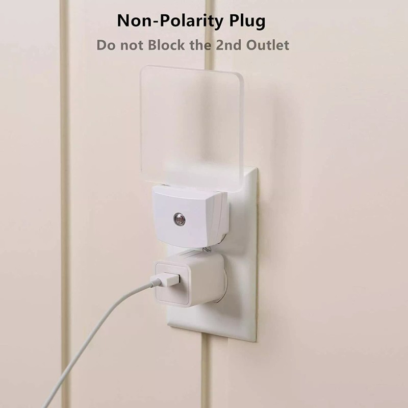 DEWENWILS Light Sensor Automatic On Off Nightlights Plug-in LED Night