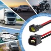 WOODGUILIN 2 Pin Waterproof Connector Male and Female Electrical Connector