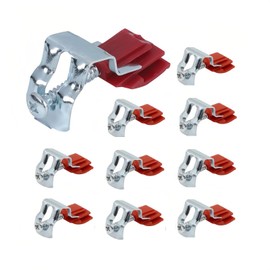 Sink Bow Mounting Brackets, Mounting Brackets, Undermount Sink Clips, Slotted Clamp for Sink Mounting, Sink Bow, Adjustable, Suitable for Laundry Rooms, Kitchen Sinks, Shower Rooms, 10 Pieces