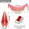 GZJINYUAN 4Pcs Belly Dancer Outfit Sets, Chiffon Head Scarf,Belly Dance