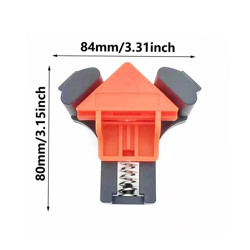 4 Pcs Angle Corner Spring Clamps, 90 Degree Right Angle