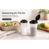 2 Pack 4.75oz Salt and Pepper Shakers with Moisture Proof