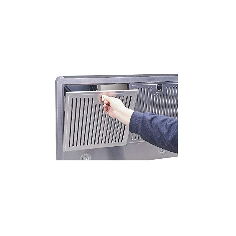 13.56 in. X 13.69 in. Stainless Steel Baffle Filter for