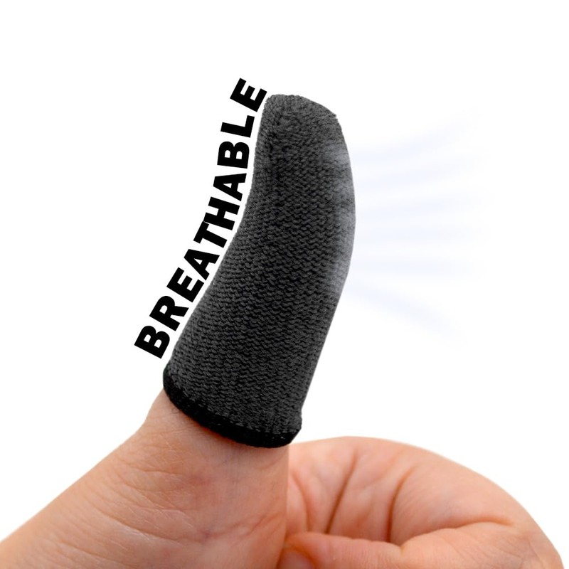 YERGOFE 20 PCS Finger Cots Cut Resistant Protector - Finger