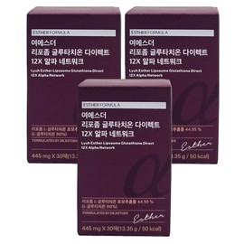 Yeo Esther Liposome Glutathione Ultra 12x Alpha Network 30 sheets 3 / 여에스더 리포좀 글루타치온 울트라 12x 알파 네트워크 30매 3개