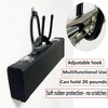 AUXPhome 3 Pack Flute Wall Mount Hanger, Flute Wall Hanger