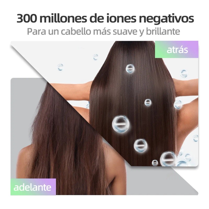Secador De Pelo Alta Velocidad Profesional Con Pantalla Led