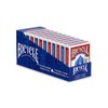 Bicycle Playing Cards, Jumbo Index, 12 Pack,Red & Blue