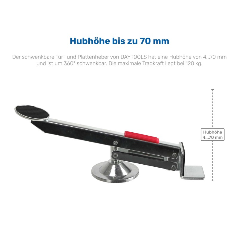 DAYTOOLS 2 x Swivel Door and Plate Lifter