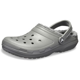 Crocs Classic Lined Clog Slate Grey/Smoke Men's 13, Women's 15 Medium