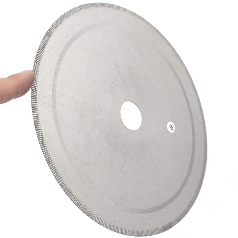 ILOVETOOL 8" inch Diamond Saw Blade Notched Rim Lapidary Tools