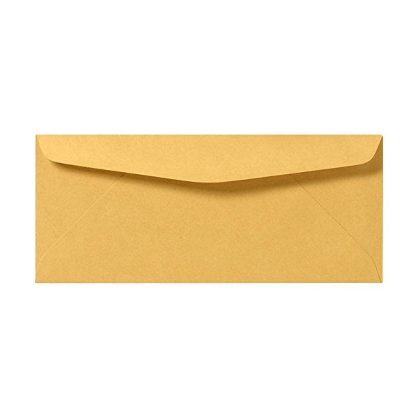 #11 Regular Envelopes (4 1/2 x 10 3/8) - 24lb. Brown Kraft (50 Qty) | Perfect for Checks, Invoices, Letterhead, Letters, Statements | 66464-50
