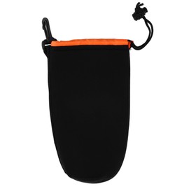 DOITOOL Neoprene Lens Pouch Bag Shockproof Drawstring Case for Camera Lens Accessories Fits Up to Height Convenient Storage for Photographers
