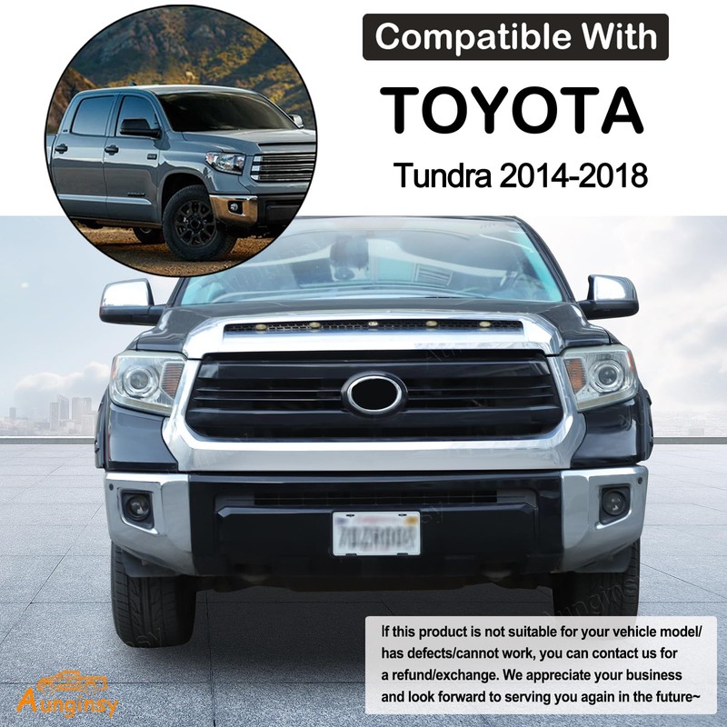 Car Front License Plate Frame Bracket Fit Toyot@ Tundra 2014-2018