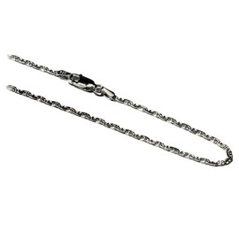 Amber by Graciana LLC. Sterling Silver Mariner Chain 1mm 30"