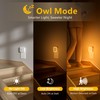 YUNLEX 2 Pack Plug in Night Light with Motion Sensor