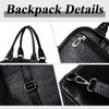 Boletochic Mini Backpack for Women Lightweight Waterproof Leather Backpack Purse