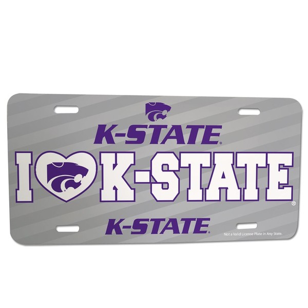VictoryStore Kansas State University - License Plate - I Love