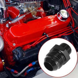 X AUTOHAUX Car Flare Reducer Adaptor AN10 Male to 3/8 Inch NPT Male Pack of 2