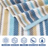 Striped Bath Towels Set (4PC, 28"x52") - 100% Cotton |
