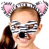 Sweidas Animal Headband & Mask Set - Zebra Animal Headband